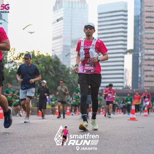 Race photo from SMARTFREN RUN 2026