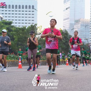 Race photo from SMARTFREN RUN 2026