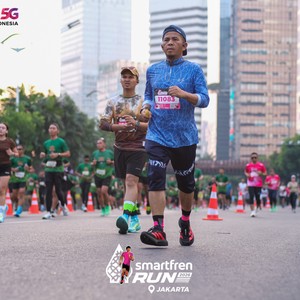 Race photo from SMARTFREN RUN 2026