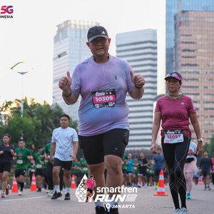 Race photo from SMARTFREN RUN 2026