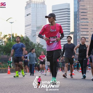 Race photo from SMARTFREN RUN 2026