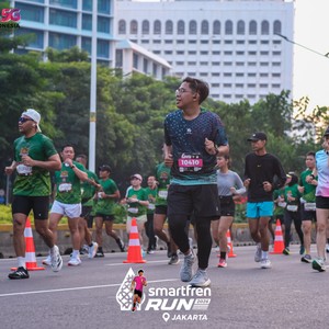 Race photo from SMARTFREN RUN 2026
