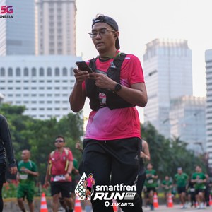 Race photo from SMARTFREN RUN 2026