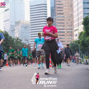 Race photo from SMARTFREN RUN 2026