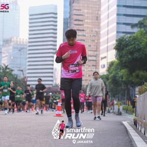 Race photo from SMARTFREN RUN 2026