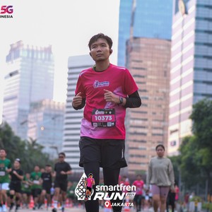 Race photo from SMARTFREN RUN 2026