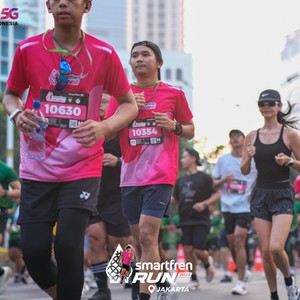 Race photo from SMARTFREN RUN 2026