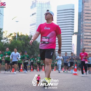 Race photo from SMARTFREN RUN 2026