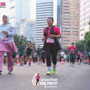 Race photo from SMARTFREN RUN 2026