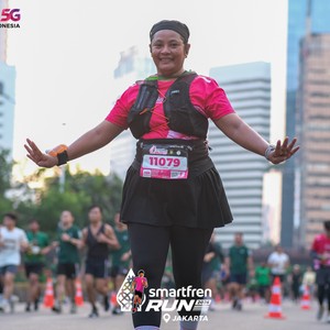 Race photo from SMARTFREN RUN 2026
