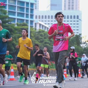 Race photo from SMARTFREN RUN 2026