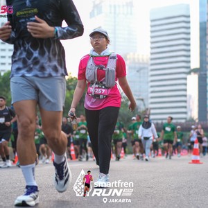 Race photo from SMARTFREN RUN 2026