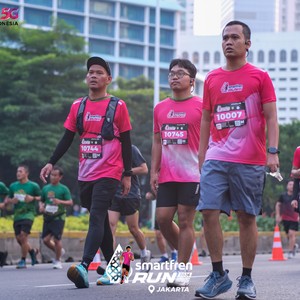 Race photo from SMARTFREN RUN 2026