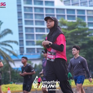 Race photo from SMARTFREN RUN 2026
