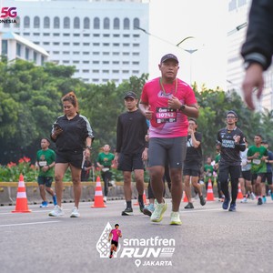 Race photo from SMARTFREN RUN 2026