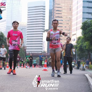 Race photo from SMARTFREN RUN 2026