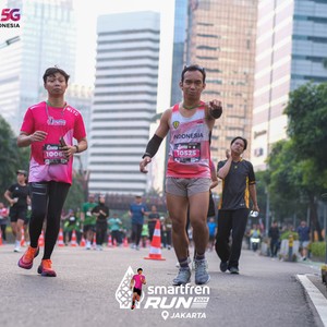 Race photo from SMARTFREN RUN 2026