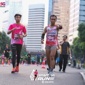 Race photo from SMARTFREN RUN 2026