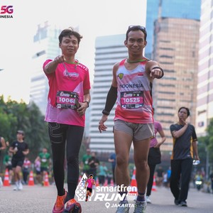 Race photo from SMARTFREN RUN 2026