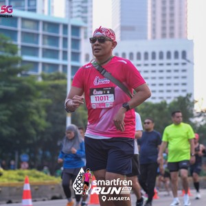 Race photo from SMARTFREN RUN 2026