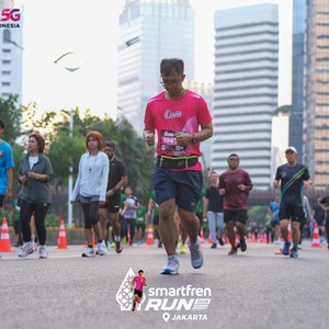 Race photo from SMARTFREN RUN 2026