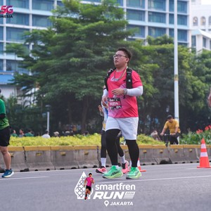 Race photo from SMARTFREN RUN 2026