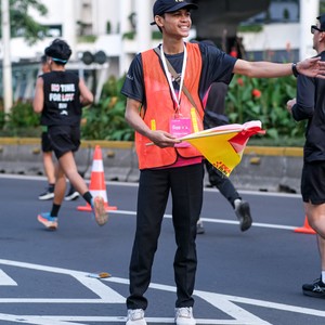 Race photo from SMARTFREN RUN 2026