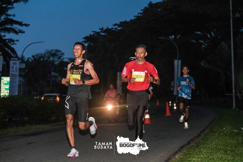Race photo from Taman Budaya x BOGORUN 2025