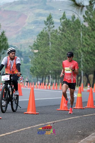 Race photo from CISANGKAN KBP CITY RUN 2025