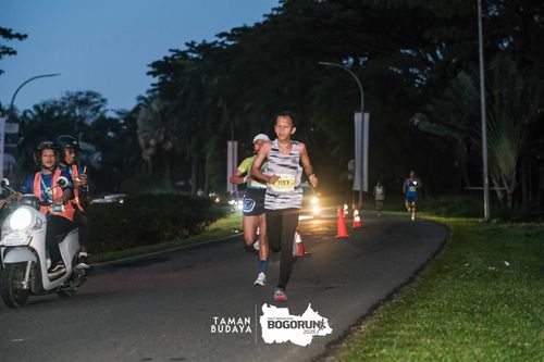 Race photo from Taman Budaya x BOGORUN 2025