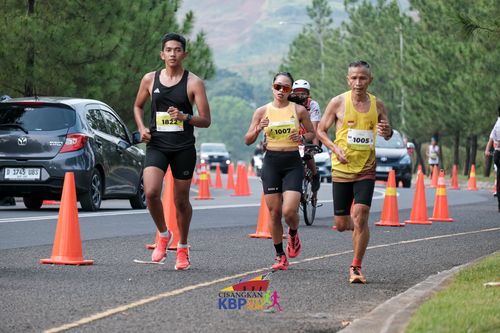 Race photo from CISANGKAN KBP CITY RUN 2025