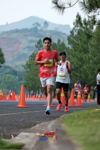 Race photo from CISANGKAN KBP CITY RUN 2025