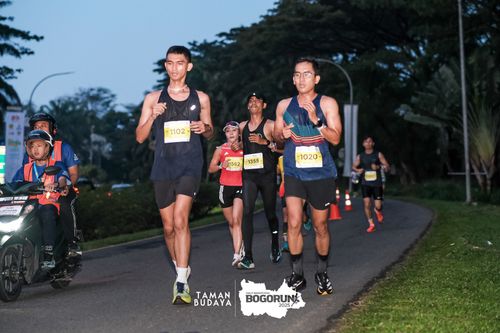 Race photo from Taman Budaya x BOGORUN 2025