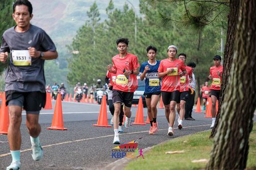 Race photo from CISANGKAN KBP CITY RUN 2025