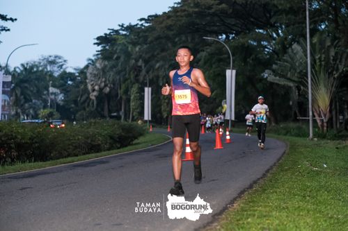 Race photo from Taman Budaya x BOGORUN 2025