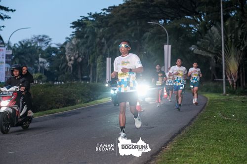 Race photo from Taman Budaya x BOGORUN 2025
