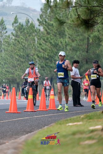 Race photo from CISANGKAN KBP CITY RUN 2025