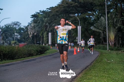 Race photo from Taman Budaya x BOGORUN 2025