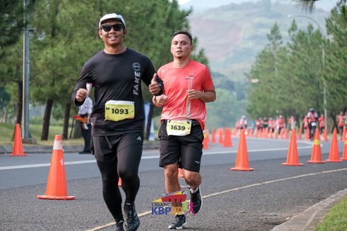 Race photo from CISANGKAN KBP CITY RUN 2025