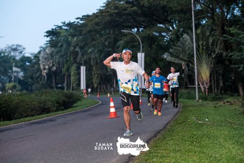 Race photo from Taman Budaya x BOGORUN 2025