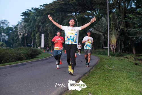 Race photo from Taman Budaya x BOGORUN 2025