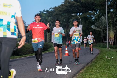 Race photo from Taman Budaya x BOGORUN 2025
