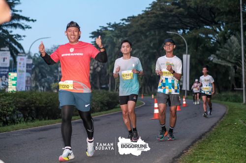 Race photo from Taman Budaya x BOGORUN 2025