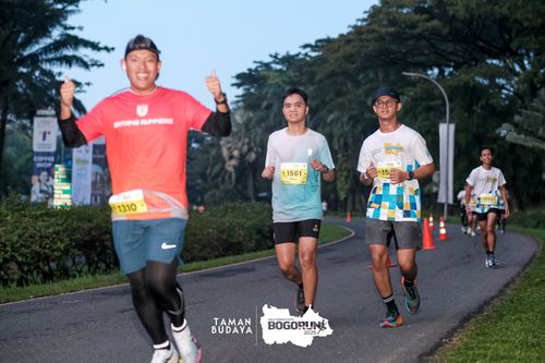 Race photo from Taman Budaya x BOGORUN 2025