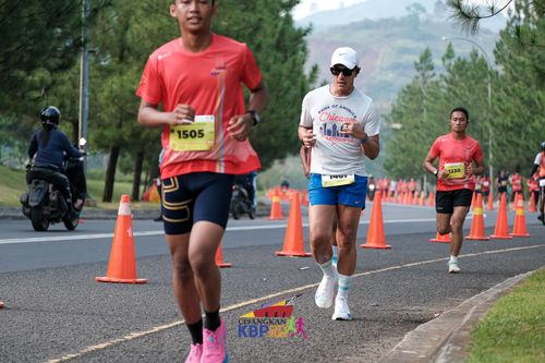 Race photo from CISANGKAN KBP CITY RUN 2025