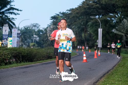 Race photo from Taman Budaya x BOGORUN 2025