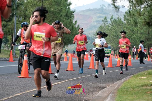 Race photo from CISANGKAN KBP CITY RUN 2025