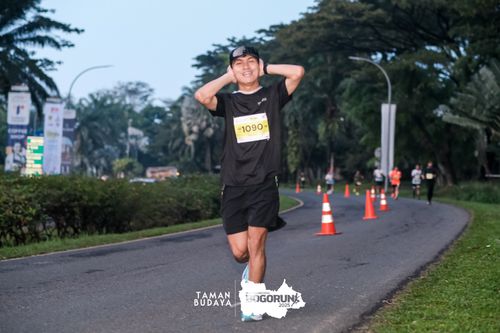 Race photo from Taman Budaya x BOGORUN 2025