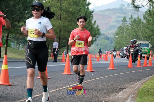 Race photo from CISANGKAN KBP CITY RUN 2025