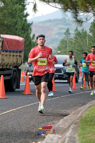 Race photo from CISANGKAN KBP CITY RUN 2025